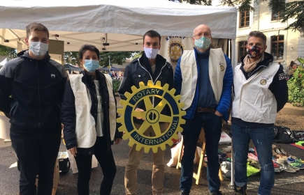 Le Rotary-Club de Ferney-Voltaire, présidé par Bérengère Nail, a tenu un stand dont l’intégralité des fonds sera consacrée à l’Accueil Gessien.